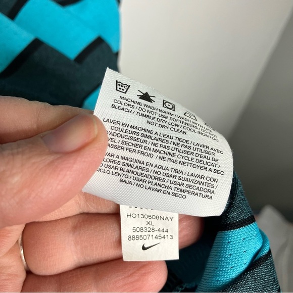 Nike Golf black & teal polo shirt size XL - Picture 5 of 6